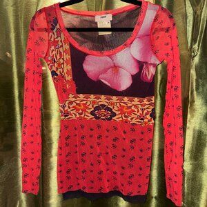 Vintage Fuzzi Mesh Top